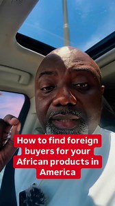 How to find foreign buyers for your African products in America | Coach Ekow Eshun