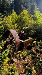 36” Pelton wheel that used to power a 25kw generator. #pnw #offcourseexplorations #lostmine #history | The Official Off Course Explorations Page