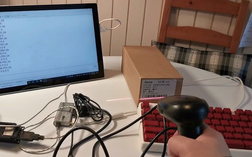 Arduino USB Host Shield 测试 USB Hub 后多个键盘的视频