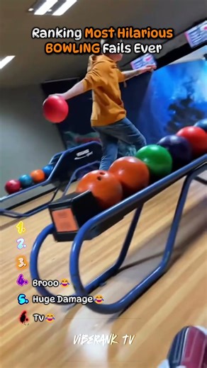 Ranking the Most Hilarious Bowling Fails! 😂🎳#funny #fails #bowling