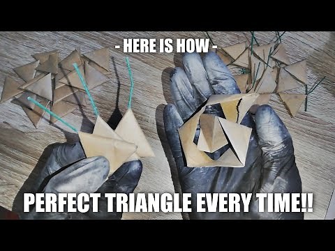 HOW THEY FOLD TRIANGLE FIRECRACKERS!? - Perfect every time!