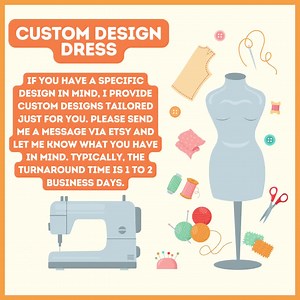 Custom Design Dress, Custom Designs on Request, Dress to PDF Pattern, Send Me a Photo and I'll Make the Your Dress - Etsy