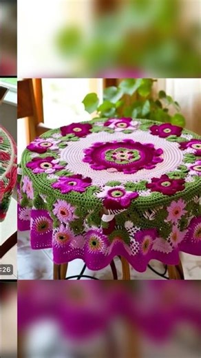 Amazing Round Table Crochet Designs for Clothes ✅
