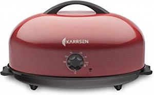 Karrsen KBR-016R BR-2 Dome Oven with Captive Heat Technology (CHT) - Saves space, time, energy and is easy-to-use; Red