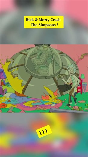 Simpsons -Sofa Gags | Rick & Morty Adult Swim style#shortclips