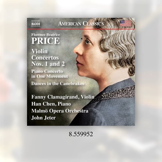 Explore the captivating world of Florence Price, a pioneering African-American composer whose works are experiencing a well-deserved revival. This video delves into her newly recorded Violin Concertos and Piano Concerto, featuring stunning performances by violinist Fanny Clamagirand and pianist Han Chen with the Malmö Opera Orchestra under John Jeter's direction.🎹🎼 ✨OUT NEXT FRIDAY! ✨Don’t miss it—pre-add on Apple Music now: https://naxos.lnk.to/8559952FA #NewOnNaxos #JohnJeter John Jeter #Flo