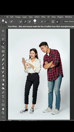 How to Look Taller in Photos | Photoshop Height Increase Tutorial #shorts #shortvideo