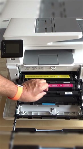 Заміна картриджа HP LaserJet Pro M282nw за 60 секунд #hp #repair