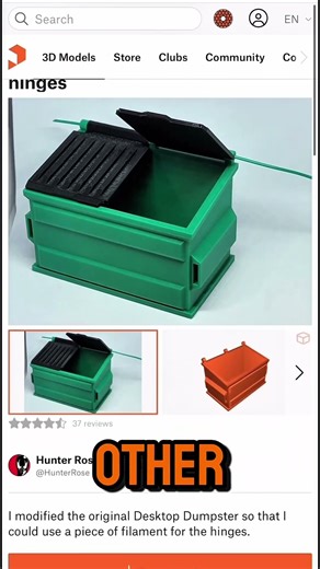 What's your favorite way to design hinges for 3D printing?