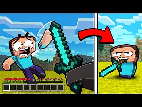 Minecraft but DAMAGE Chops off LIMBS! (Hilarious)