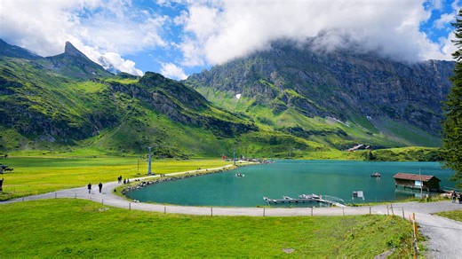 Mount Titlis Engelberg Switzerland glacier adventure (4K)