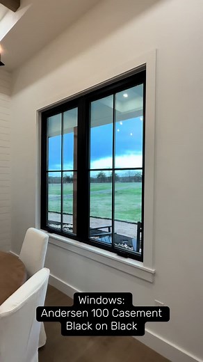 Stunning Andersen 100 Series Black on Black Windows