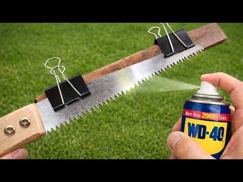 The World’s Sharpest Saw Blade! Easy Way To Sharpen Any Saw Blade to Razor Sharpness