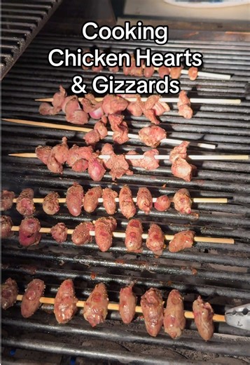 Cooking Chicken Hearts and Gizzards with My Brother