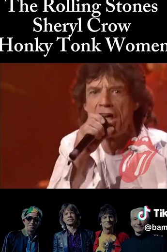 The Rolling Stones and Sheryl Crow Perform 'Honky Tonk Women'