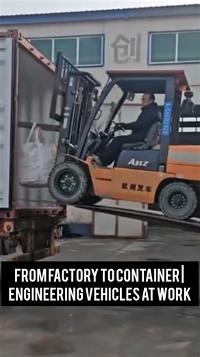 From Factory to Container | Engineering Vehicles at Work