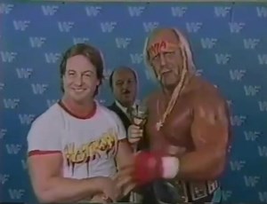 On March 7, 1987 WWF Superstars of Wrestling aired from the Coliseum in New Haven, Connecticut. In the WWF Update segment with Mean Gene Okerlund we get and interview with Jake “The Snake” Roberts and Alice Cooper before WrestleMania III. Next in Piper’s Pit, Rowdy Roddy Piper speaks with Bobby “The Brain” Heenan, Andre The Giant and Captain Lou Albano. We then get a replay of the contract signing between Hulk Hogan and Andre. Okerlund is now with Hogan and Piper as the hype up their upcoming 6-
