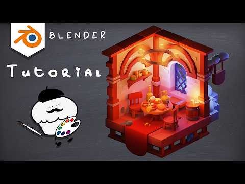 How to make a cozy Isometric Tavern inside of Blender
