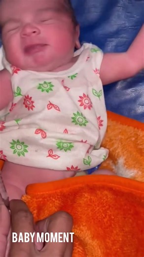 The baby is crying because he is being given an injection.💉😭