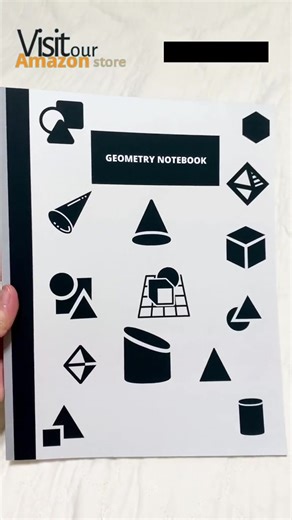 Geometry Notebook: Perfect Graph Paper for Notes