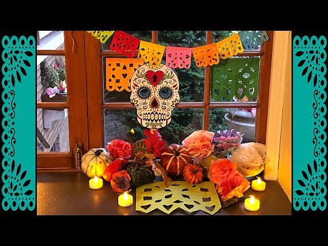Easy Papel Picado for Day of the Dead