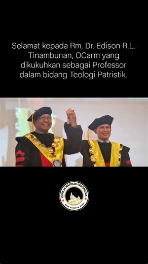Rm. Prof. Dr. Edison Tinambunan adalah seorang teolog dan dosen di Sekolah Tinggi Filsafat Teologi (STFT) Widya Sasana, Malang. Ia menyelesaikan studi doktoralnya dalam bidang Teologi Spiritual di Universitas Kepausan Santo Thomas Aquinas (Angelicum), Roma, serta meraih gelar Magister dalam Teologi Patristik dari Pontifical Theological Faculty Teresianum, Roma. Sebagai pengajar, ia dikenal karena kedalaman refleksi teologisnya dan pendekatan yang menggabungkan tradisi para Bapa Gereja dengan kon