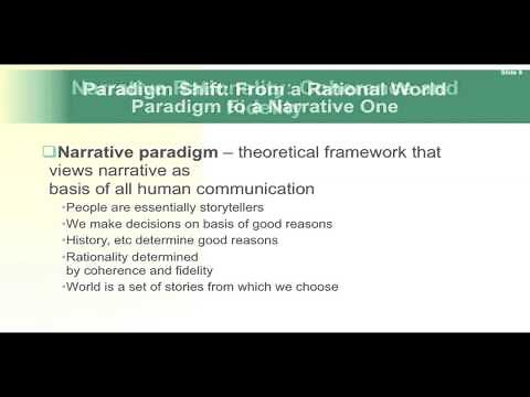 What is the Narrative Paradigm?