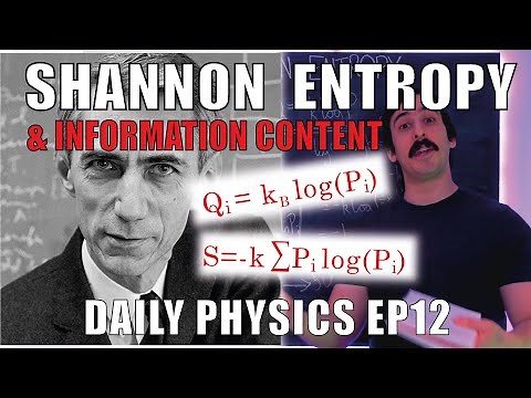 Shannon Entropy & Information Content (Daily Physics Ep12)