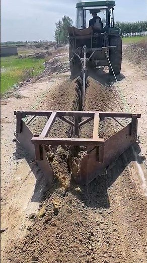Cable underground trench construction process- Good tools and machinery make work easy