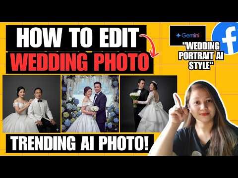 HOW TO EDIT WEDDING PORTRAIT AI PHOTO STYLE HOW TO EDIT TRENDING AI PHOTO USING GOOGLE GEMINI
