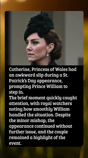 Kate Middleton’s Awkward St Patrick’s Day Moment Sees William Step In