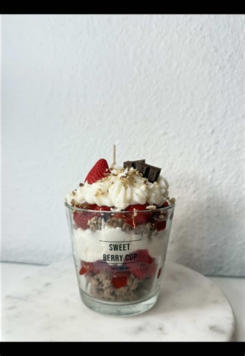 Making Delightful Dessert Candles at Home