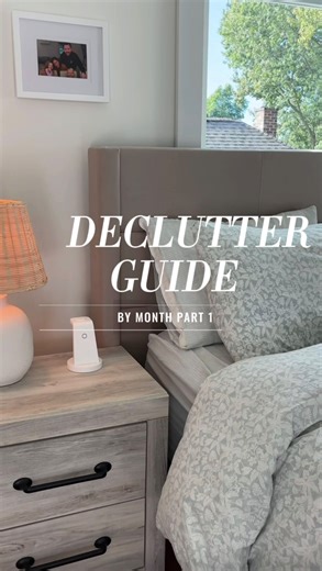 Erin | Cleaning & Organizing on Instagram: "✨ Everything I Decluttered This Year — By Month ✨ How I decluttered my home step-by-step throughout the year, one space at a time. I’ve included the full monthly list below so you can save it, reference it, and use it as inspiration for your own home decluttering journey 🤍 This is not a one-size-fits-all method — it’s simply what worked for me as a mom of two. However you declutter your home is the right way for your home. ✨MONTHLY DECLUTTER GUIDE✨ Ja