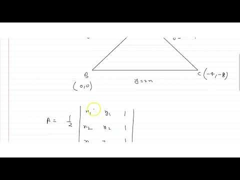 Find the area of the triangle formed by the lines `y = x, y= 2x, y=3x+4`