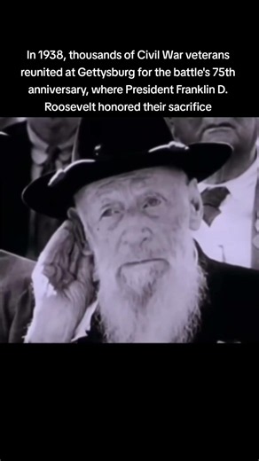 In 1938, thousands of Civil War veterans reunited at Gettysburg for the battle's 75th anniversary