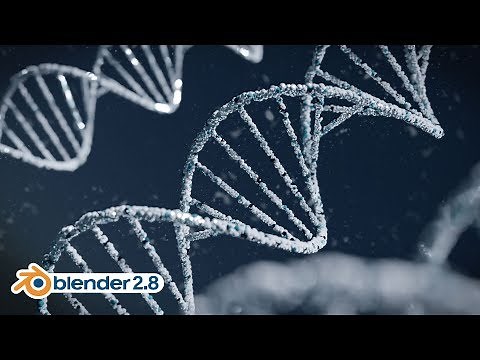 Blender Tutorial 2.8 - How to Create Abstract DNA