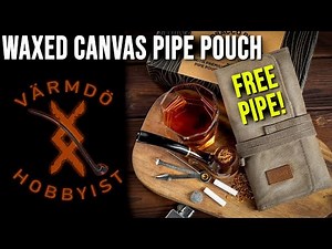 Whitlucks Waxed Canvas Pipe Pouch w/free pipe!