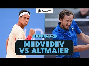 Daniil Medvedev vs Daniel Altmaier Highlights | Halle 2025