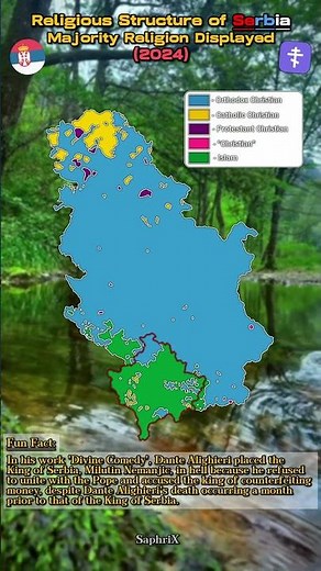 Religion structure of Serbia 🇷🇸☦️