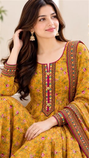 New popular and stylish neck design Gala design ￼ #cuttingandstitching #kurtidesign #sewingtutorial