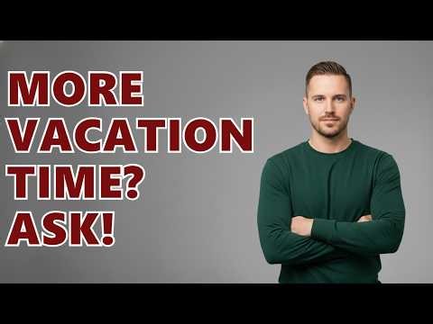 How To Negotiate For More Vacation Time During A Job Offer Email Exchange?