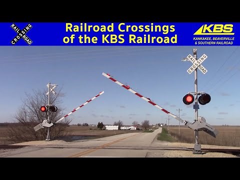 Railroad Crossings of the Kankakee, Beaverville, and Southern
