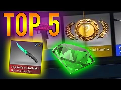 CS:GO - Top 5 Most Expensive Gamma Knife Unboxing Videos!