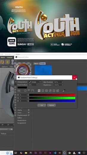 How to Create 3D Text in Cinema 4D. #Cinema4D #3DText #MotionGraphics #Cinema4DTutorial #C4D