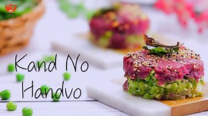 21K views · 49 reactions | Give an interesting twist to the traditional Gujarati savoury cake with this Kand Na Handvo by Kitchen Therapy India | India Food Network | Facebook