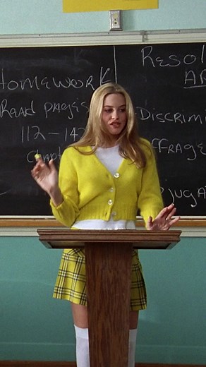 Name a more iconic speech, I’ll wait 😌 #Clueless#Cher#AliciaSilverstone