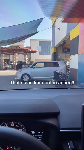 That clear ceramic limo tint everyone’s been talking about!! #false #bs #tintok #fyp #LaysGoldenDuet #fypシ #ceramic #clearfilm