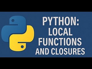 Python: Local Functions and Closures