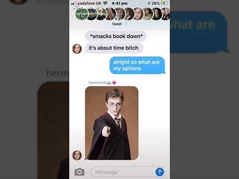 Harry Potter/Hogwarts groupchat tiktoks part 2!!
