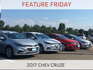 22K views · 29 reactions | #FEATUREFRIDAY 2017 #ChevCruze selling for $16,995 or $123.87 + tax Bi-Weekly. LOWEST PRICE in Canada! That's lower than most peoples phone, cable, and internet bill! Available in Black, Red, White and Silver They all have remote start, Power Heated Leather Seats, Rear Camera, Wifi, Touchscreen Display, and 17-inch Aluminum Rims. Drop by your #GMCGIANT today and chek them out! | MacDonald Buick GMC Cadillac | Facebook